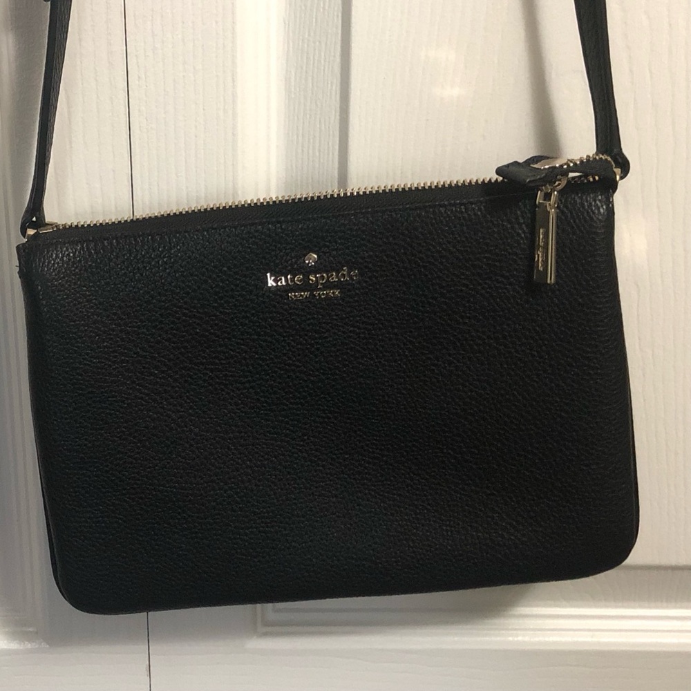 Kate Spade Black Leather Shoulder Bag